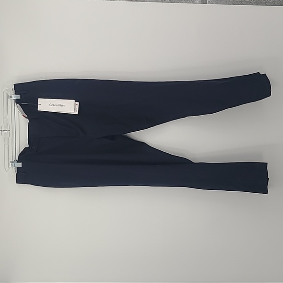NWT Calvin Klein navy blue Trouser dress Pants 40x30